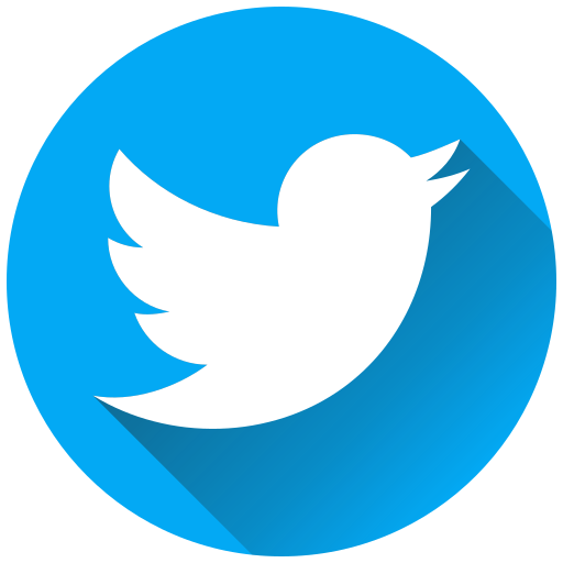 Ícone da logo do twitter com sobreamento